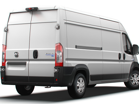 Ram ProMaster EV Cargo Van L3H2 2024 Model 3D