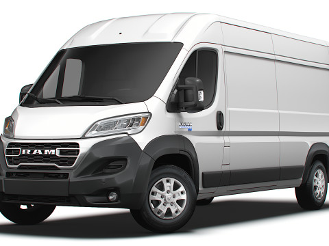 Ram ProMaster EV Cargo Van L3H2 2024 Model 3D