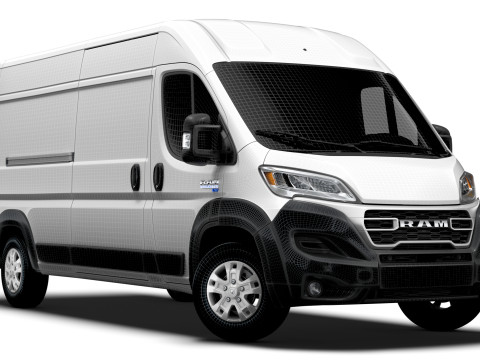 Ram ProMaster EV Cargo Van L3H2 2024 Model 3D