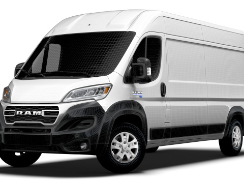 Ram ProMaster EV Cargo Van L3H2 2024 Model 3D