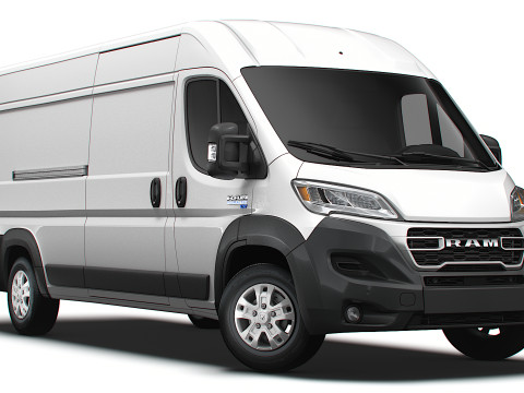 Ram ProMaster EV Cargo Van L4H2 2024 3D Model
