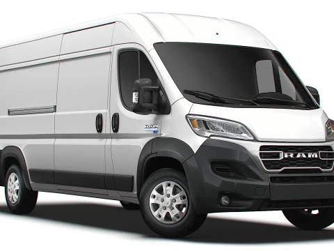 Ram ProMaster EV Kargo Van L4H2 2024 Model 3D