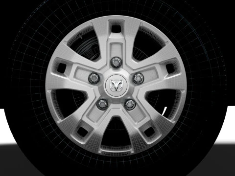 Ram ProMaster EV Cargo Van L4H2 2024 3D Model