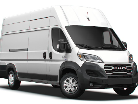 Ram ProMaster EV Cargo Van L4H3 2024 3Dモデル