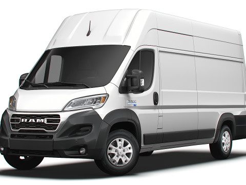 Ram ProMaster EV Cargo Van L4H3 2024 3D Model