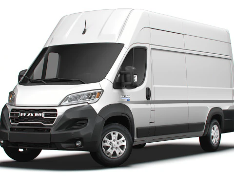 Ram ProMaster EV Cargo Van L4H3 2024 3D Model