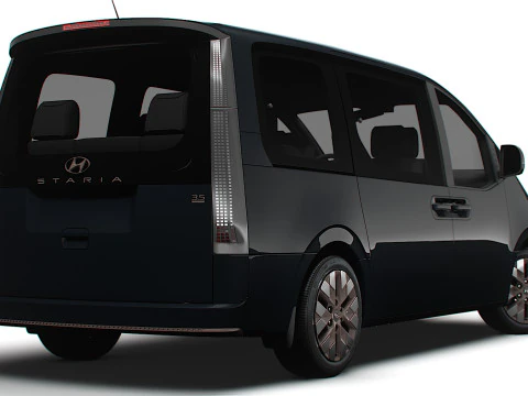 Hyundai Staria Premium 2023 3D Model