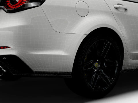 HSV GTS GEN F2 2015 3D Model