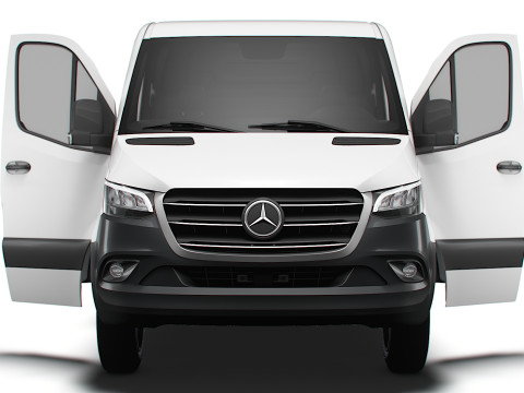 Mercedes Benz eSprinter L1H1 FWD HQ Interior 2024 3D Model