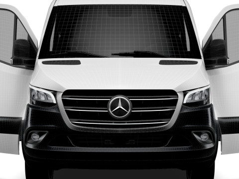 Mercedes Benz eSprinter L1H1 FWD HQ Interior 2024 3D Model