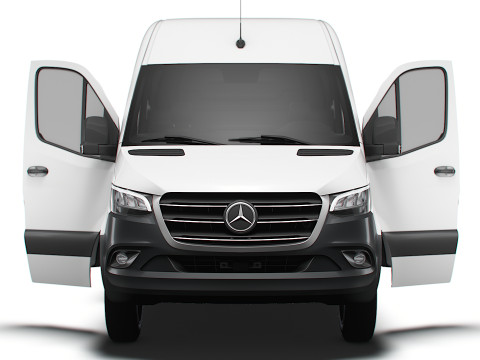 Mercedes Benz eSprinter L1H2 FWD HQ Interior 2024 3D Model