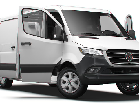 Mercedes Benz eSprinter L2H1 FWD HQ Interior 2024 3Dモデル