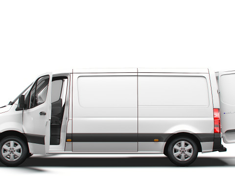 Mercedes Benz eSprinter L2H1 FWD HQ Interior 2024 3Dモデル