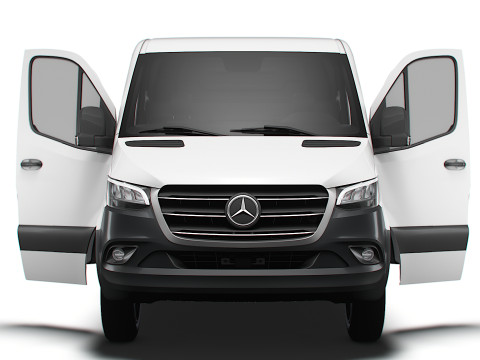 Mercedes Benz eSprinter L2H1 FWD HQ Interior 2024 3Dモデル