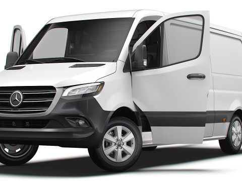 Mercedes Benz eSprinter L2H1 FWD HQ Interior 2024 3Dモデル