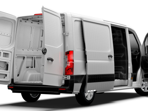 Mercedes Benz eSprinter L2H1 FWD HQ Interior 2024 3Dモデル