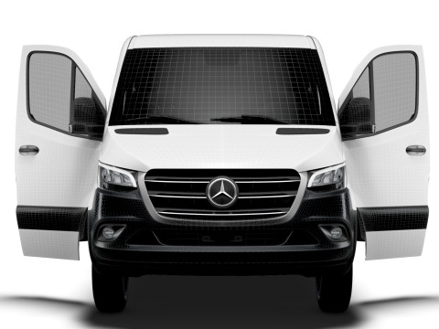 Mercedes Benz eSprinter L2H1 FWD HQ Interior 2024 3Dモデル