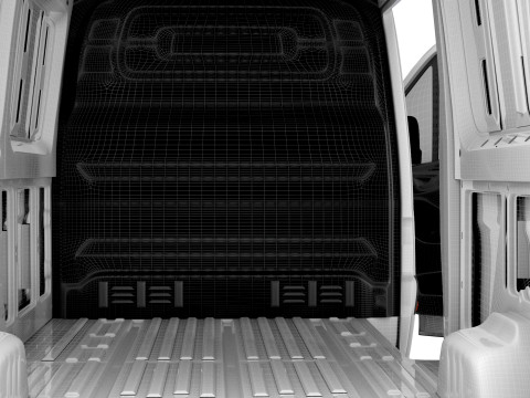 Mercedes Benz eSprinter L2H1 FWD HQ Interior 2024 3Dモデル