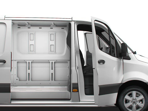 Mercedes Benz eSprinter L2H1 RWD HQ Interior 2024 3D Model