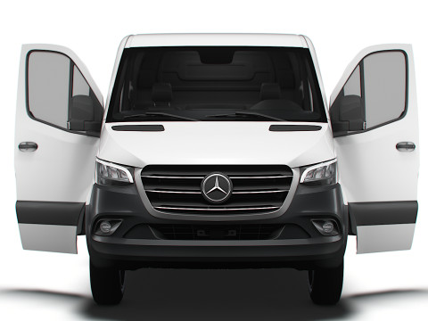 Mercedes Benz eSprinter L2H1 RWD HQ Interior 2024 Model 3D