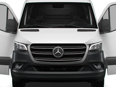 Mercedes Benz eSprinter L2H1 RWD HQ Interior 2024 3D Model