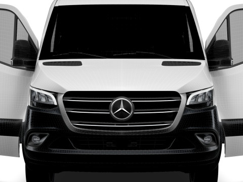 Mercedes Benz eSprinter L2H1 RWD HQ Interior 2024 Model 3D