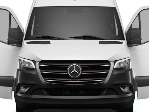 Mercedes Benz eSprinter L2H2 RWD HQ Interior 2024 3D Модель