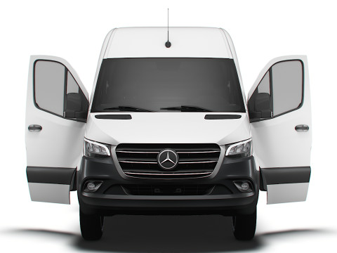 Mercedes Benz eSprinter L3H2 RWD HQ Interior 2024 3D Model