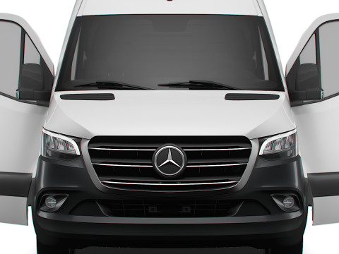 Mercedes Benz eSprinter L3H2 RWD HQ Interior 2024 3D Model