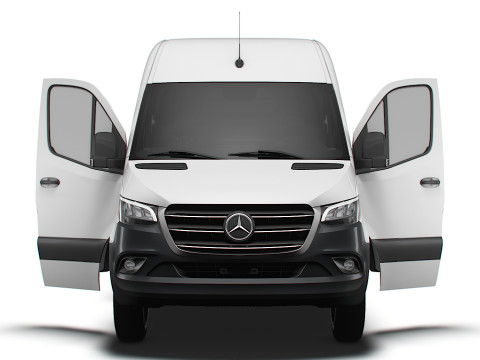 Mercedes Benz eSprinter L4H2 RWD HQ Interior 2024 3D Model