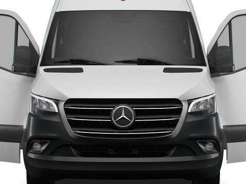Mercedes Benz eSprinter L4H2 RWD HQ Interior 2024 3D Model