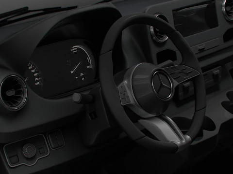 Mercedes Benz eSprinter L4H3 RWD HQ Interior 2024 3D Model
