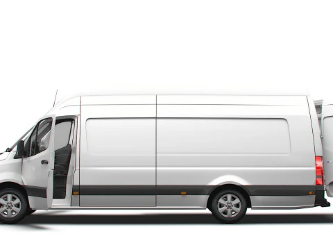 Mercedes Benz eSprinter L4H3 RWD HQ Interior 2024 3D Model