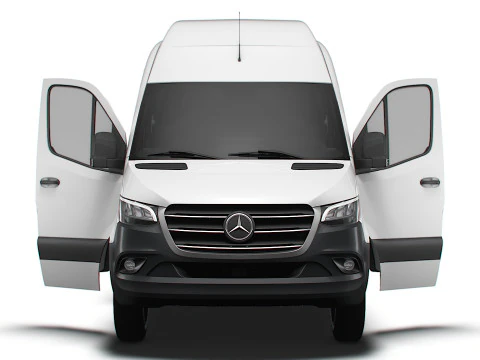 Mercedes Benz eSprinter L4H3 RWD HQ Interior 2024 3D Model