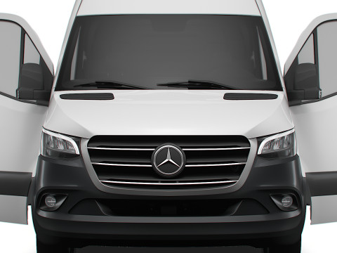 Mercedes Benz eSprinter L4H3 RWD HQ Interior 2024 3D Model
