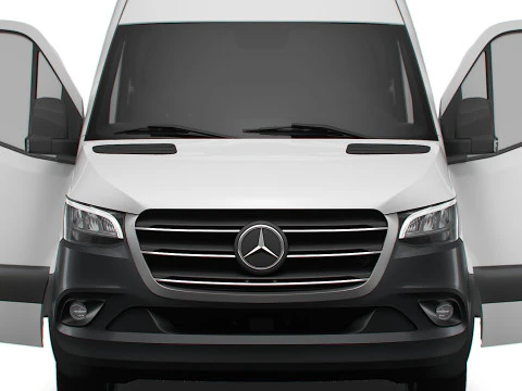 Mercedes Benz eSprinter L4H3 RWD HQ Interior 2024 3D Model