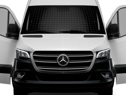 Mercedes Benz eSprinter L4H3 RWD HQ Interior 2024 3D Model