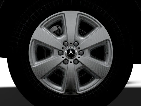 Mercedes Benz eSprinter L4H3 RWD HQ Interior 2024 3D Model