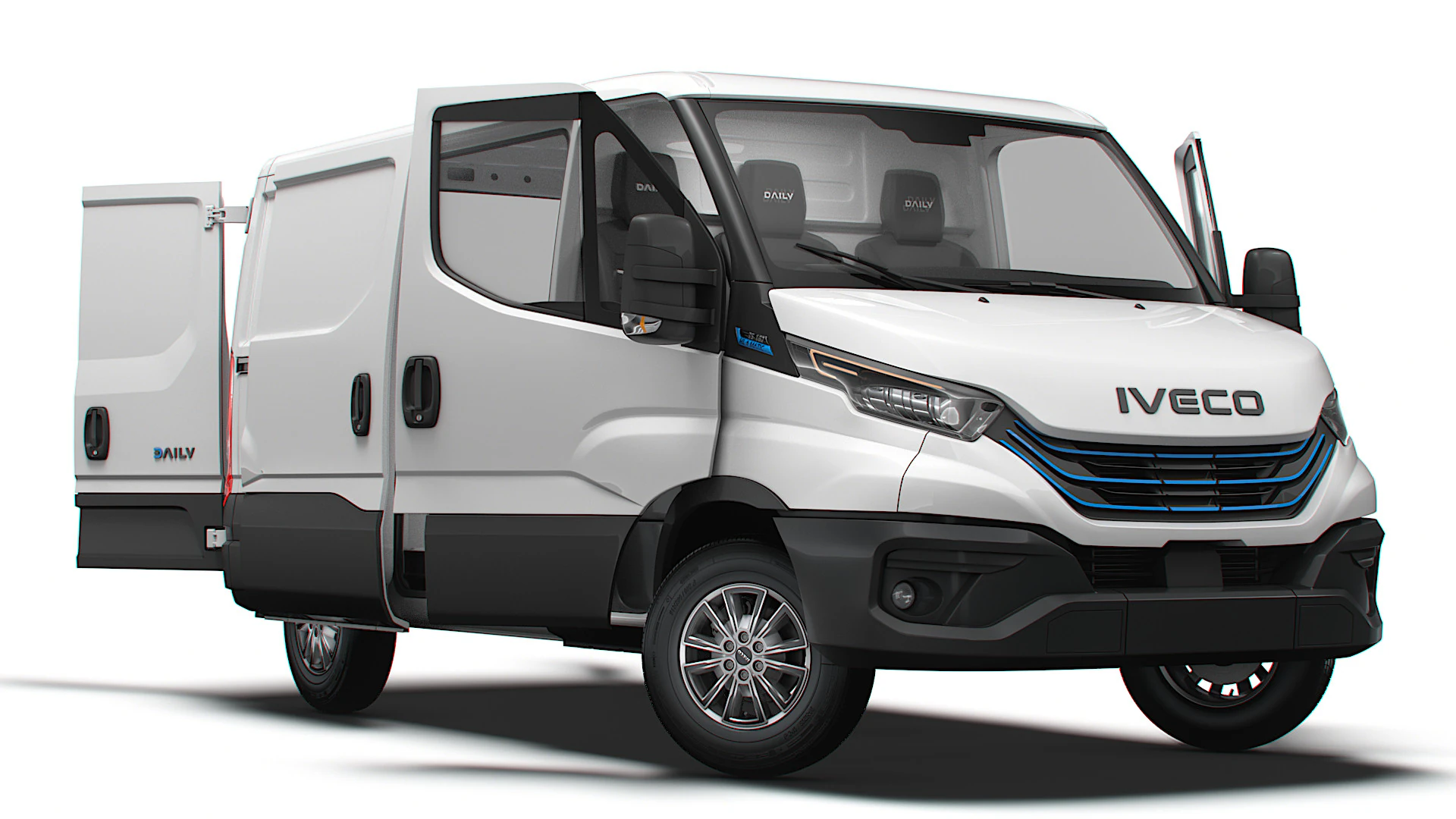 Iveco eDaily Van L1H1 HQ Interior 2024 3D Model .c4d .max .obj .3ds .fbx .stl .blend 