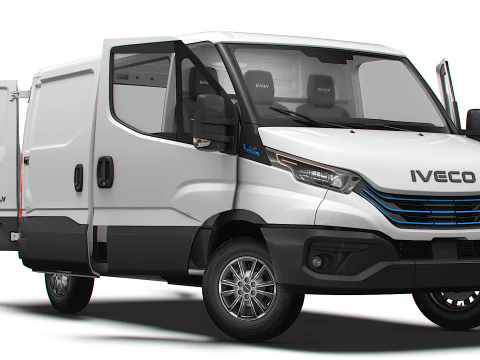Iveco eDaily Van L1H1 HQ Interior 2024 Modelo 3D