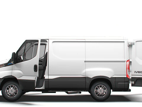 Iveco eDaily Van L1H1 HQ Interior 2024 3D Model