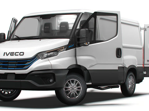 Iveco eDaily Van L1H1 HQ Interior 2024 3D Model