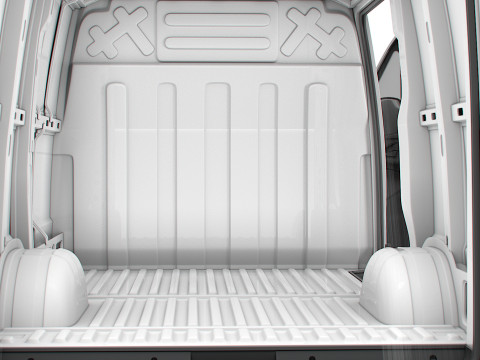 Iveco eDaily Van L1H1 HQ Interior 2024 3D मॉडल