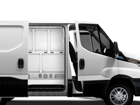 Iveco eDaily Van L1H1 HQ Interior 2024 3D Model