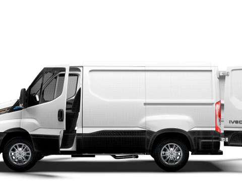 Iveco eDaily Van L1H1 HQ Interior 2024 3D Model