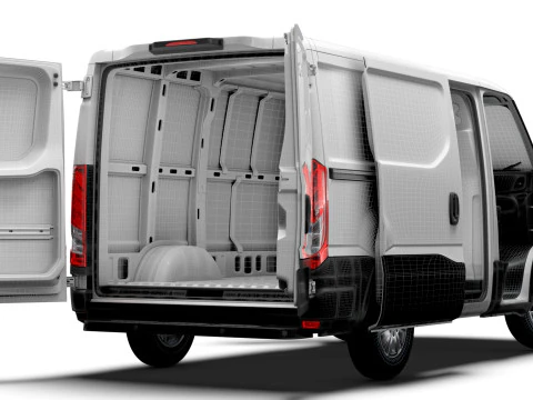 Iveco eDaily Van L1H1 HQ Interior 2024 3D Model