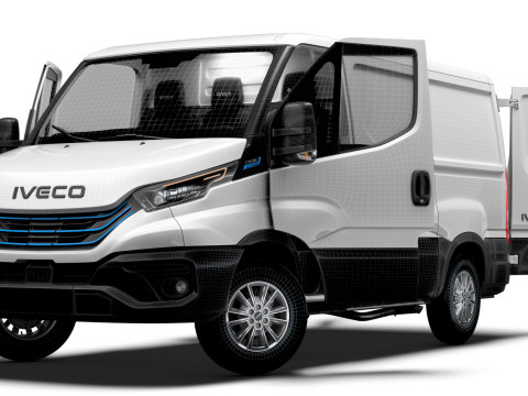 Iveco eDaily Van L1H1 HQ Interior 2024 3D मॉडल