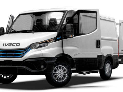 Iveco eDaily Van L1H1 HQ Interior 2024 3D Model