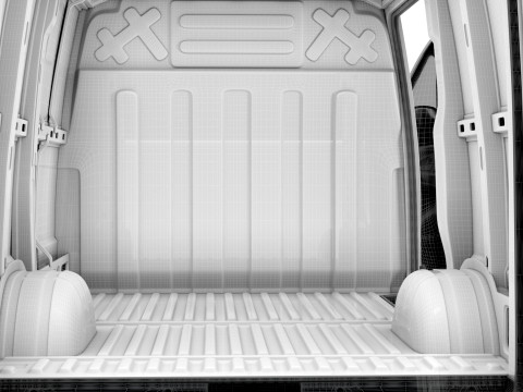 Iveco eDaily Van L1H1 HQ Interior 2024 3D मॉडल