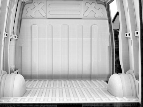 Iveco eDaily Van L1H1 HQ Interior 2024 3D Model